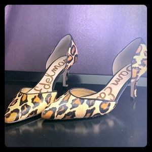Sam Edelman leopard heels